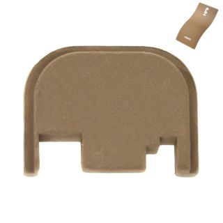 Glock Rear Slide Plate - Blank - Cerakote Magpul FDE