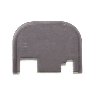 Glock Rear Slide Plate - Blank - Anodized Gray