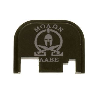 Glock Rear Slide Plate - Molon Labe - Olive Drab Green