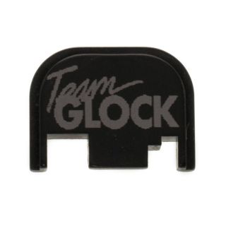 Glock Rear Slide Plate - Team Glock - Anodized Black