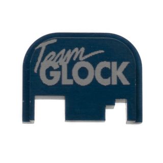Glock Rear Slide Plate - Team Glock - Anodized Blue