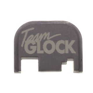 Glock Rear Slide Plate - Team Glock - Anodized Gray