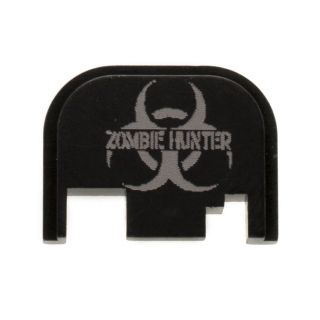 Glock Rear Slide Plate - Zombie Hunter - Anodized Black