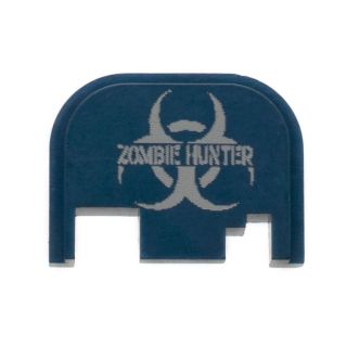 Glock Rear Slide Plate - Zombie Hunter - Anodized Blue