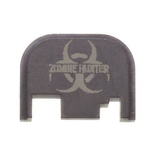 Glock Rear Slide Plate - Zombie Hunter - Anodized Gray