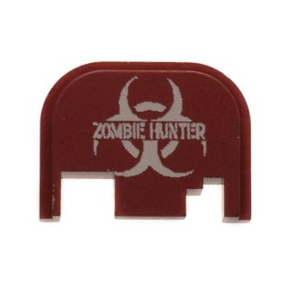 Glock Rear Slide Plate - Zombie Hunter - Anodized Red