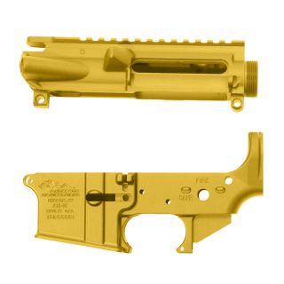 Cerakote Anderson AR-15 Upper & Lower Set - Gold