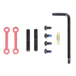 AR-15 Complete Anti-Rotation Trigger/Hammer Pin Set | Anodized Red
