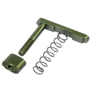 AR-15 Mag Catch Assembly With Extended Mag Button (Anodized OD Green)