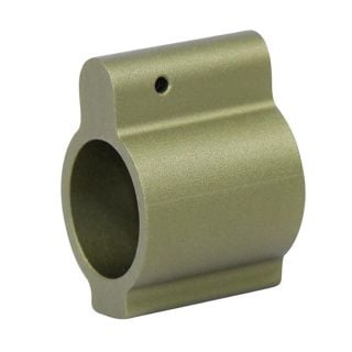 AR-15 Aluminum Low Profile .750 Gas Block (Anodized Green)