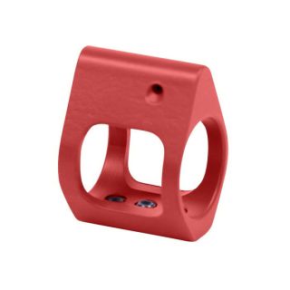 AR-15 Airlite Skeletonized Low Profile Gas Block (.750) – Cerakote Steel | USA Made | Firehouse Red