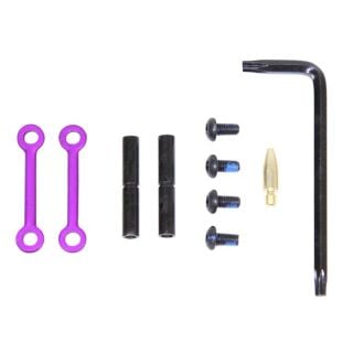 AR-15 Complete Anti-Rotation Trigger/Hammer Pin Set | Anodized Purple