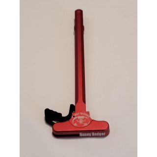 AR-15 Charging Handle - *ORPH* - Anodized Red - Honey Badger with Extended Latch