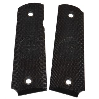 1911 Laser Engraved Grip - Veritas Aequitas - Black