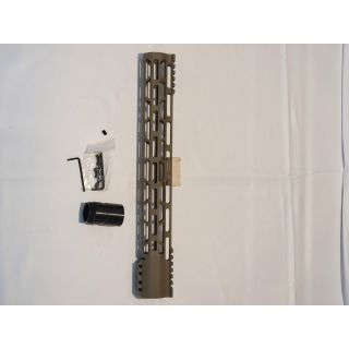 AR-15 *ORPH* 15" Mod Lite Skeletonized M-LOK Free Float Handguard - Cerakote FDE (Special Purchase)