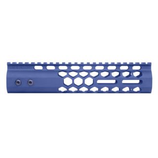 9″ Air Lite Honeycomb M-LOK Free Float Handguard - Custom Cerakote NRA Blue