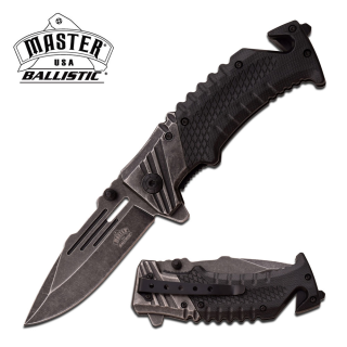 Master Ballistic Stonewash Spring Assisted Knife