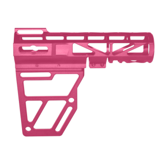 AR-15 Skeletonized Pistol Arm Brace – Cerakote Prison Pink