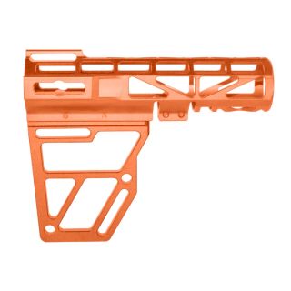 AR-15 Skeletonized Pistol Arm Brace – Cerakote Hunter Orange