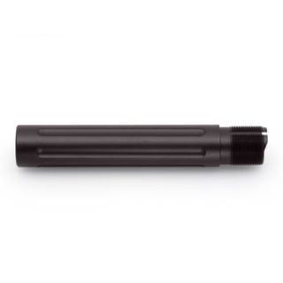 Cerakote AR-15 Fluted Pistol Buffer Tube | Lightweight 6061 Aluminum | Sniper Grey