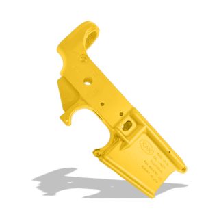 KAK KF-15 Forged AR15 Lower Receiver - Cerakote Sunflower Yellow