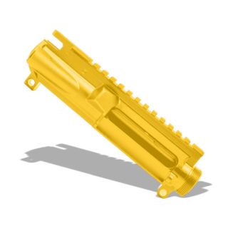 KAK Forged AR-15 Stripped Upper Receiver | Cerakote Sunflower Yellow