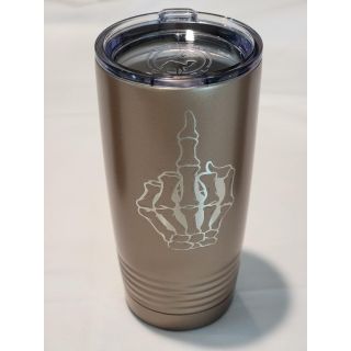 20 oz. Vacuum Insulated Tumbler - *ORPH*  Cerakote  - The lady Finger in Rose Gold