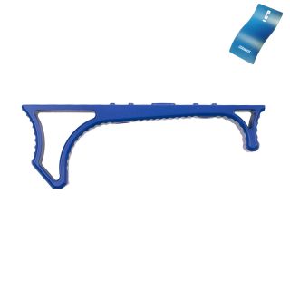 Lightweight Aluminum Hand Stop for M-LOK Slots - Cerakote NRA Blue