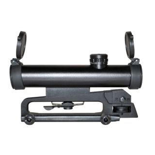 Sniper Grunt 4X20 Compact Red/Green Illuminated Reticle Scope, Duplex with Carry Handle & Picatinny Mounts
