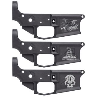 Aero M4E1 AR-15 Stripped Lower Receiver - Anodized Black with Engraving