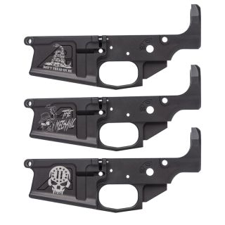 Aero M5 AR-10 Stripped Lower Receiver - Anodized Black with Engraving