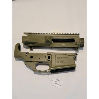 Aero M5 AR-10 *ORPH* Stripped Lower Receiver and Upper set- Cerakote Bazooka Green