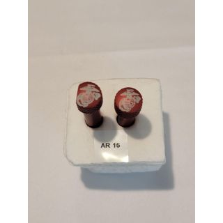 AR-15 Extended Takedown Pins -ORPH- Anodized -Red Marine Blemished
