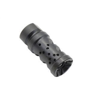 .223/5.56 Ported Muzzle Brake Compensator ½”x28 Thread, Gunmetal Black