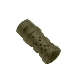 Cerakote AR-15 Ported Muzzle Brake Compensator – .223/5.56 | 1/2x28, OD Green