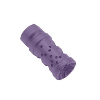 Cerakote AR-15 Ported Muzzle Brake Compensator – .223/5.56 | 1/2x28, Bright Purple
