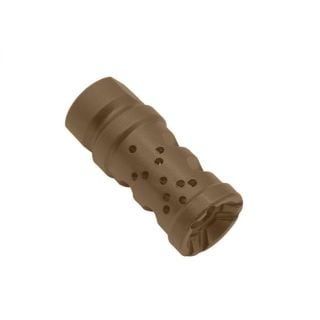 Cerakote AR-15 Ported Muzzle Brake Compensator – .223/5.56 | 1/2x28, Burnt Bronze