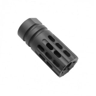 .30 Cal Custom Muzzle Brake | AR-10 & AR-15, 5/8×24 - Cerakote Armor Black