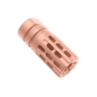.30 Cal Custom Muzzle Brake | AR-10 & AR-15, 5/8×24 - Cerakote Rose Gold