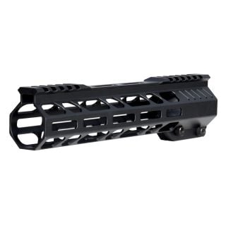 10" Clamp-Style Lightweight Skeletonized M-LOK Free Float Handguard - Anodized Black