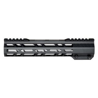 10" Clamp-Style Lightweight Skeletonized M-LOK Free Float Handguard - Anodized Black