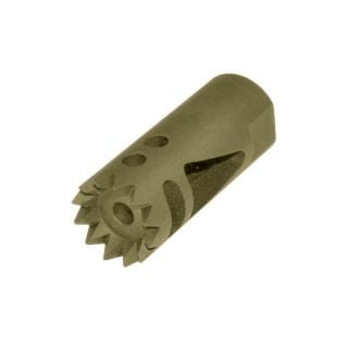 .30 Cal Competition Recoil Compensator / Muzzle Brake – AR-10 & AR-15 | 5/8×24 - Cerakote Noveske Bazooka Green