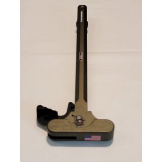 AR-15 Standard Charging Handle - *ORPH* - Anodized ODG- Stickers (Sample) w /Extended Latch