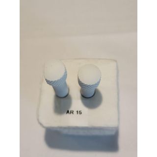 AR-15 Extended Takedown Pins -ORPH- Cerakote White Plain - Blemished