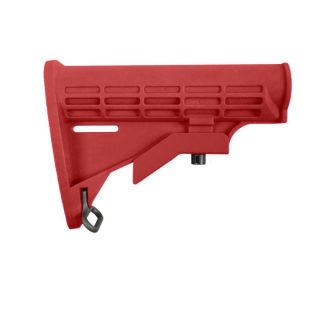 T6 Collapsible Standard Version Stock Body - Mil Spec - Cerakote Firehouse Red