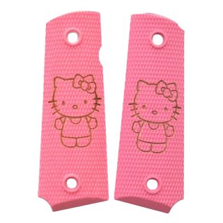 1911 Laser Engraved Grip - Hello Kitty Full Body - Pink