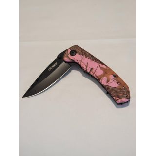 Tac Force Speedster *ORPH*  Pink Camo Spring Assisted Knife