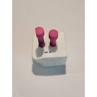 AR-15 Extended Takedown Pins -ORPH- Cerakote Pink Plain - Blemished