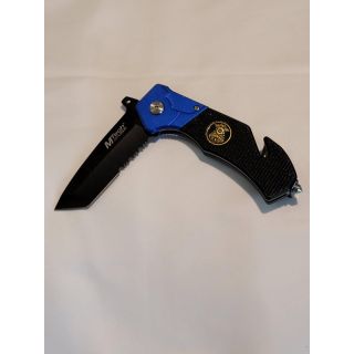 M-Tech Folding Anodized Police Series MT-A836- PD *ORPH* 3.25" Blade Spring Assisted Folding Knife-Closeout