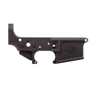 Spike's Tactical No Logo II AR-15 Stripped Lower Receiver | Cerakote Sniper Grey